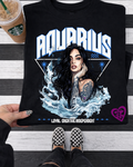 Aquarius Zodiac Graphic Tee – Independent, Visionary & Original