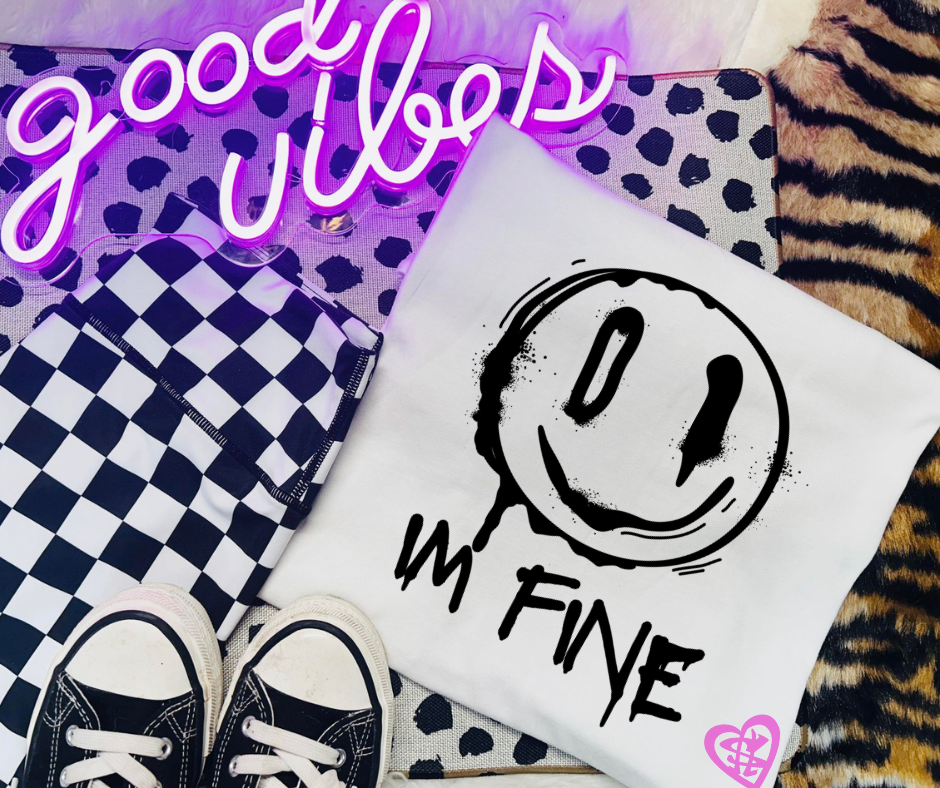 I'm Fine Graphic Tee