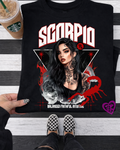 Scorpio Zodiac Graphic Tee – Balanced, Faithful & Intuitive