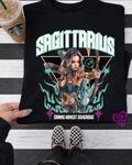 Sagittarius Zodiac Graphic Tee – Caring, Honest & Generous
