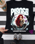 Pisces Zodiac Graphic Tee – Intuitive, Compassionate & Dreamy