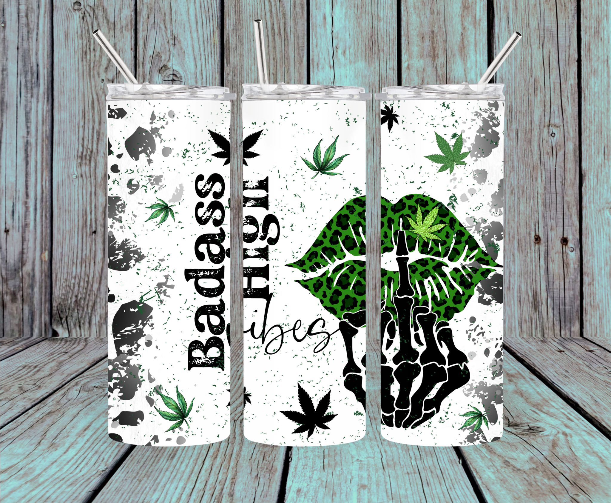 Badass High Vibes 20oz Straight Tumbler