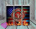 Fire & Rescue 20oz Straight Tumbler