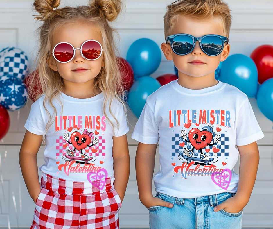 Little Miss Valentine Kids Tee