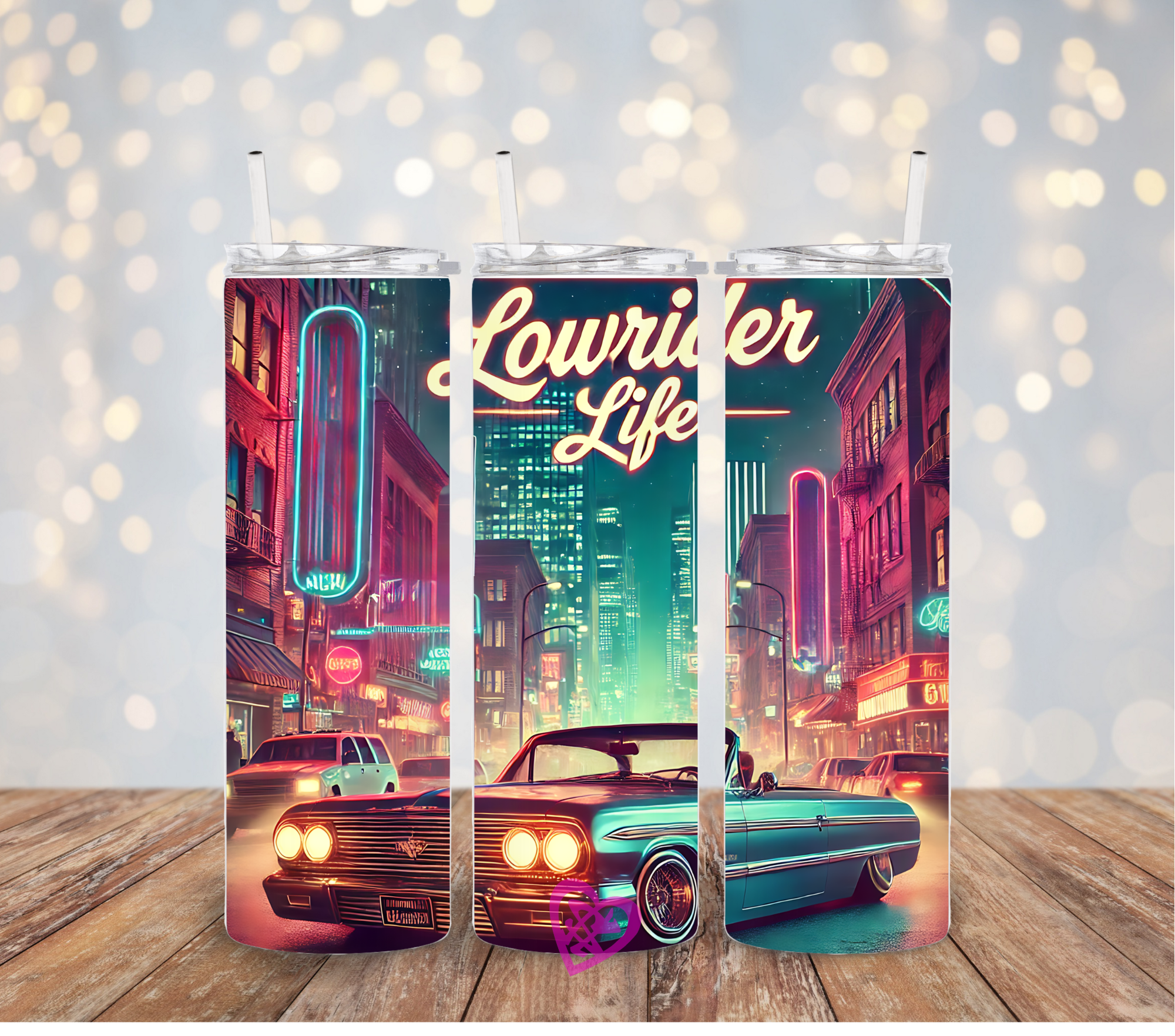 Lowrider Life 1 20oz Straight Tumbler