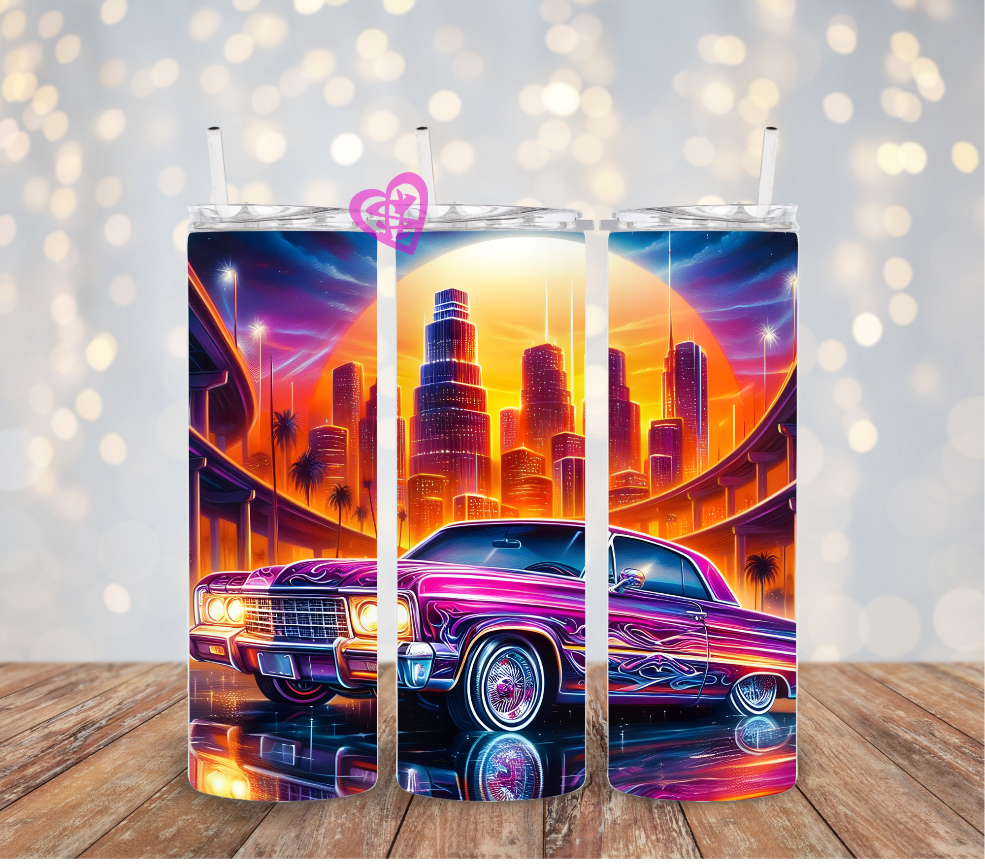 Lowrider Life 2 20oz Straight Tumbler
