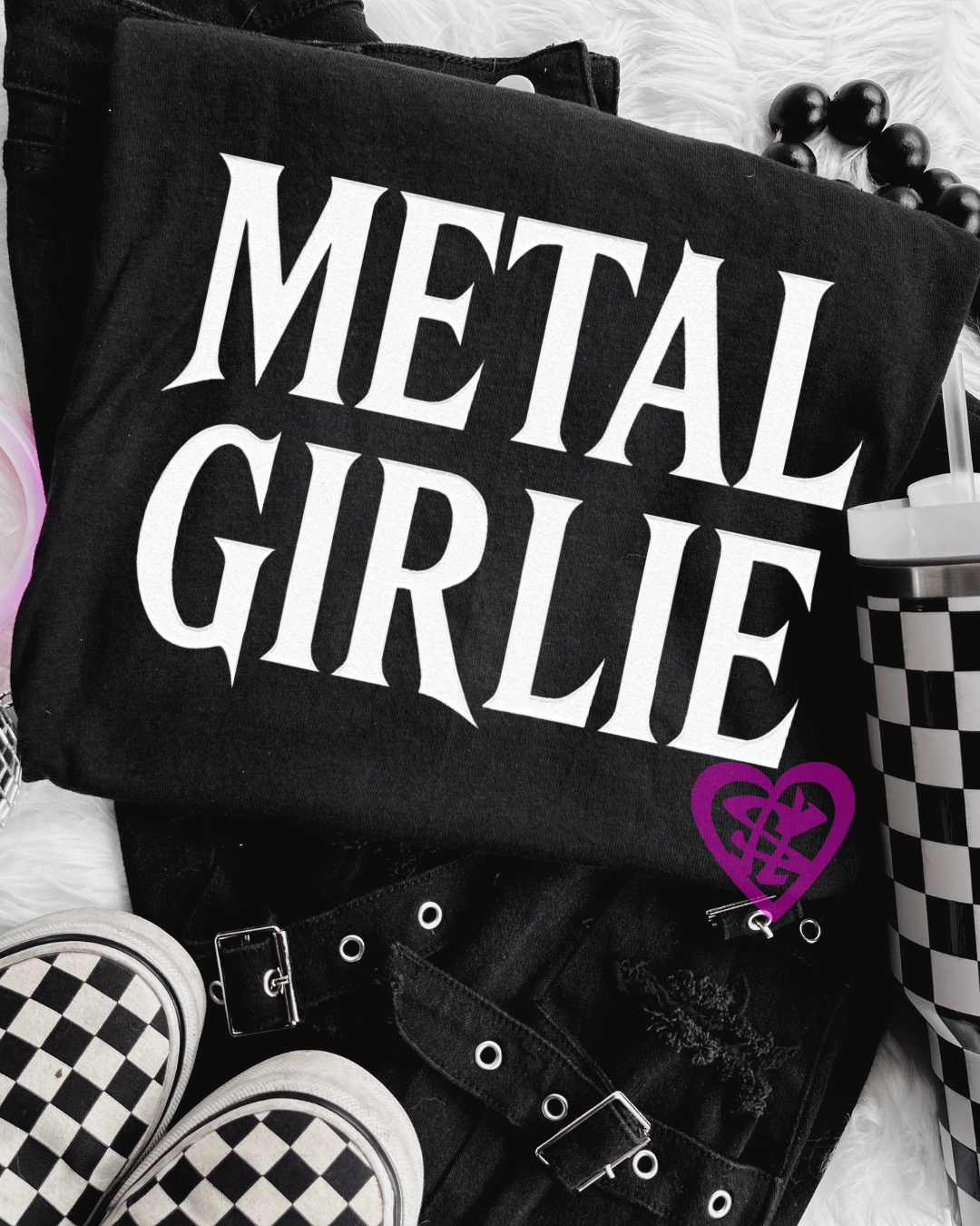 Metal Girlie Graphic Tee