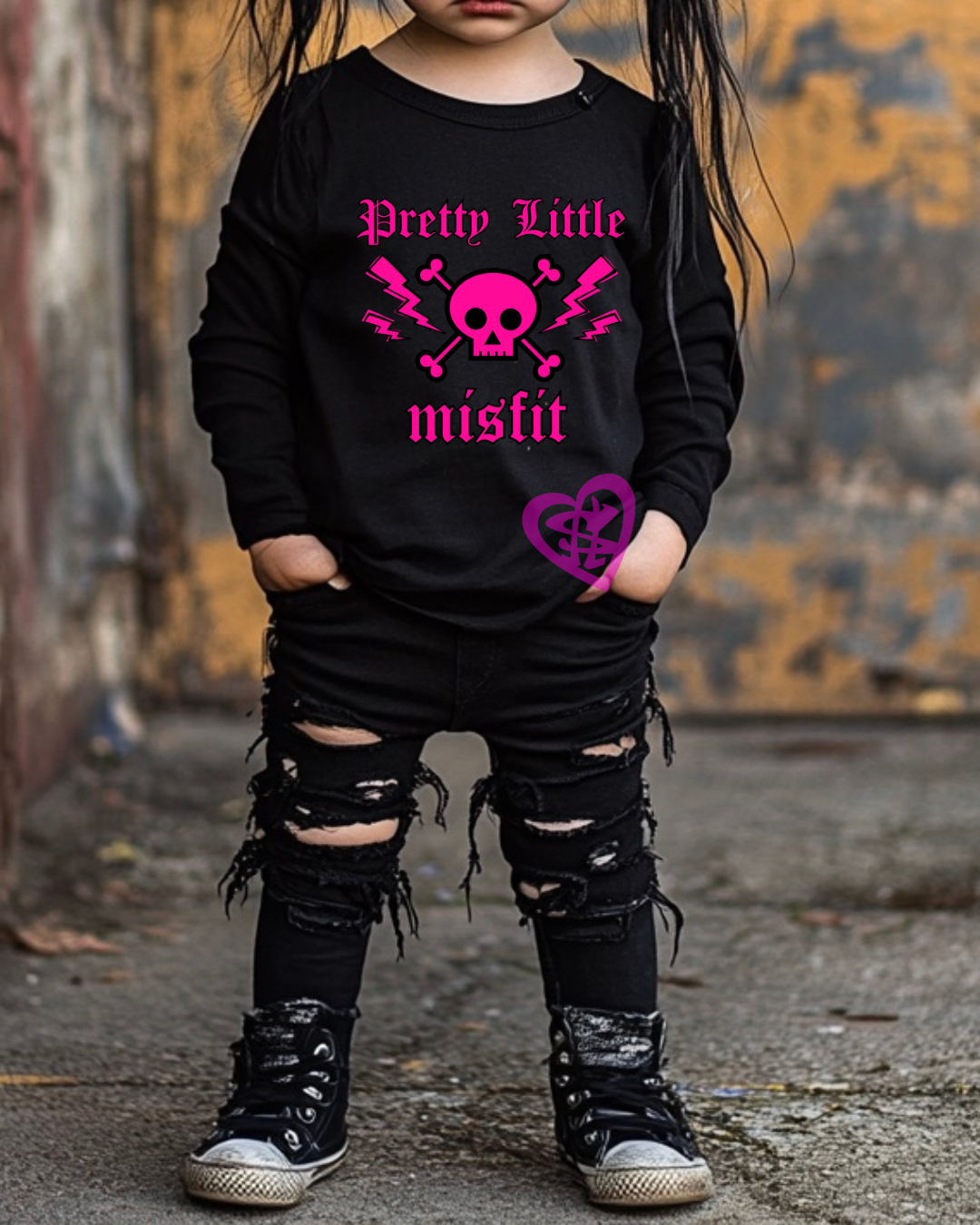 Pretty Little Misfit Kids Tee