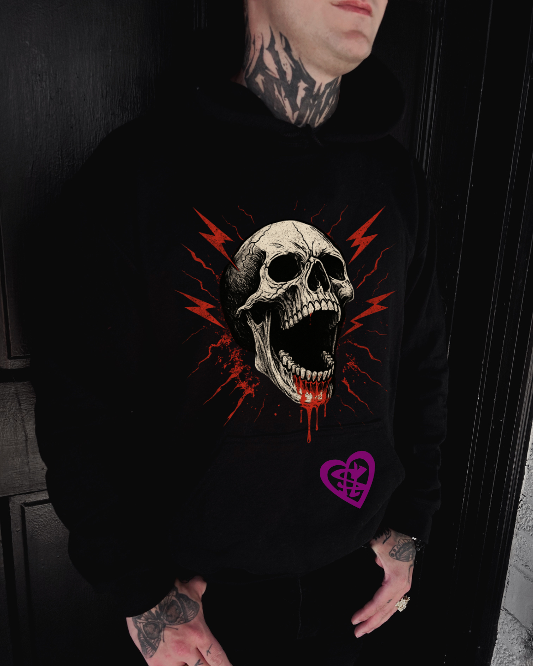 Screaming Skull Hoodie