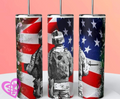 Soldier Flag 20oz Straight Tumbler