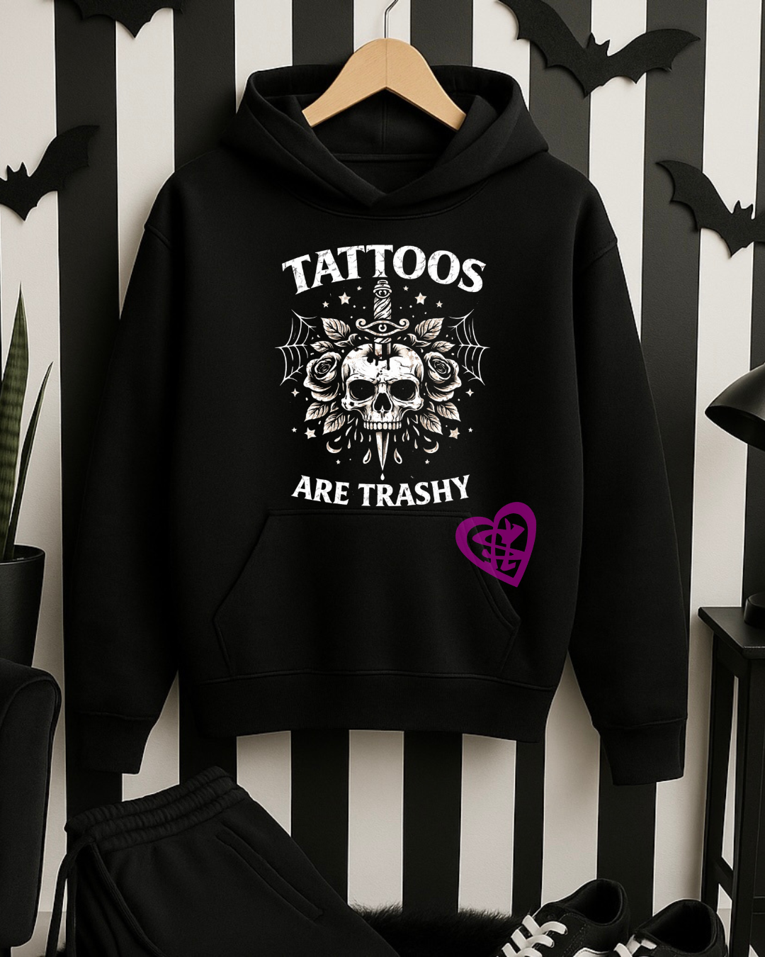 Tattoos Are Trashy Hoodie