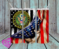 US Army 20oz Straight Tumbler
