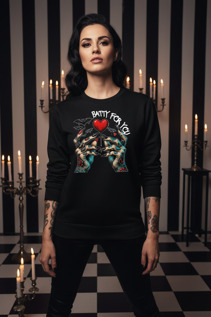 Batty For You Crew Sweater