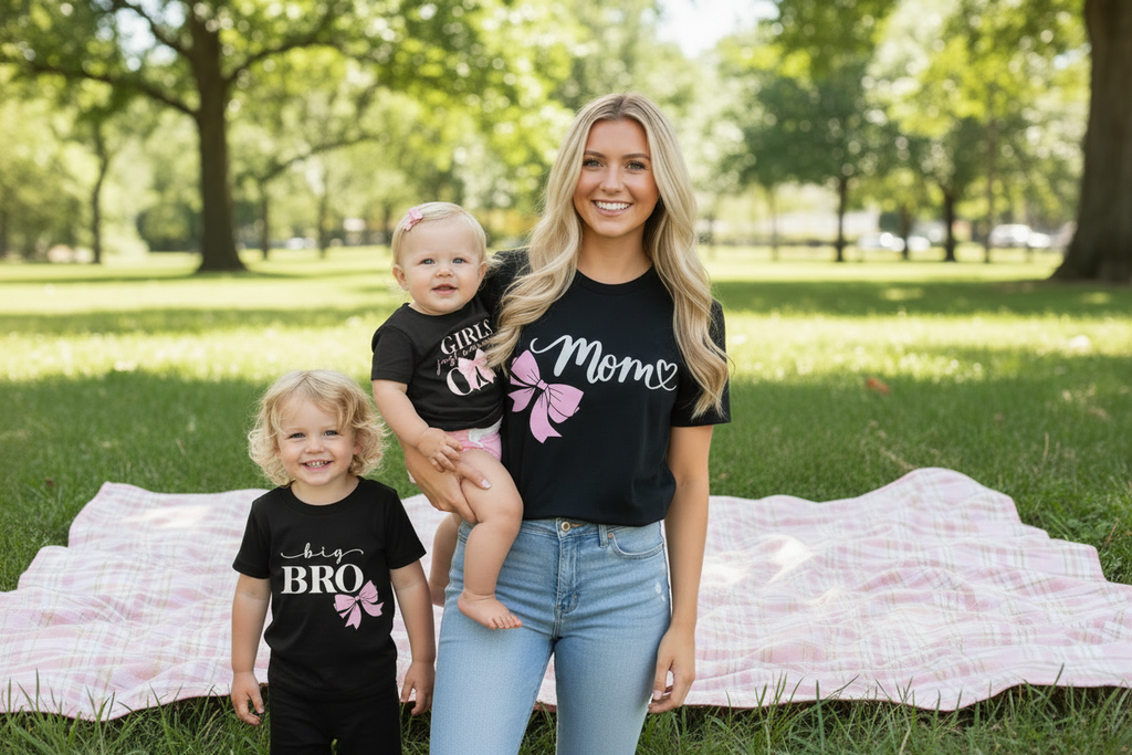Full Family Set — Mom, Big Bro & Birthday Girl