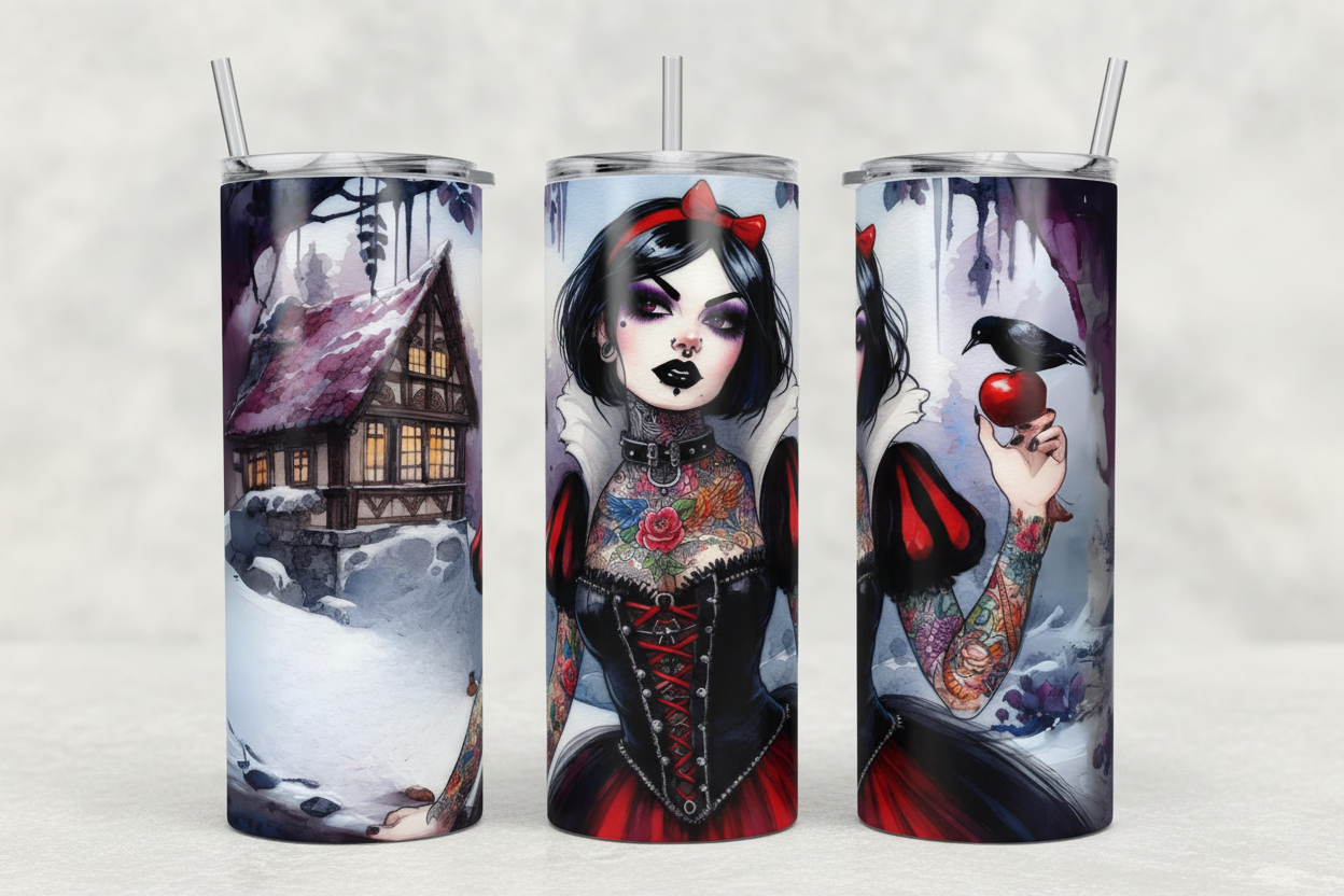 Gothic Snow White Tumbler 3-spread