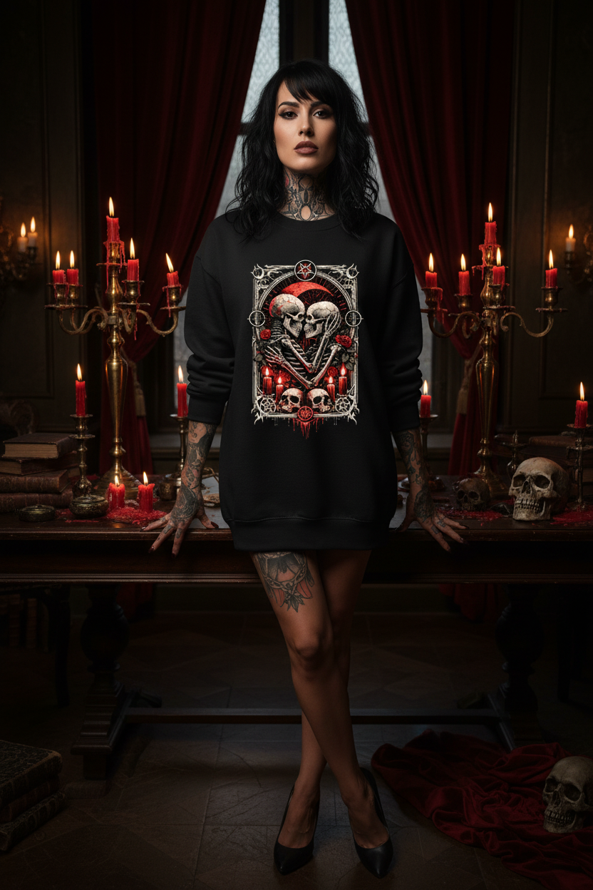 The Lovers Tarot Tee III – Crew Sweater