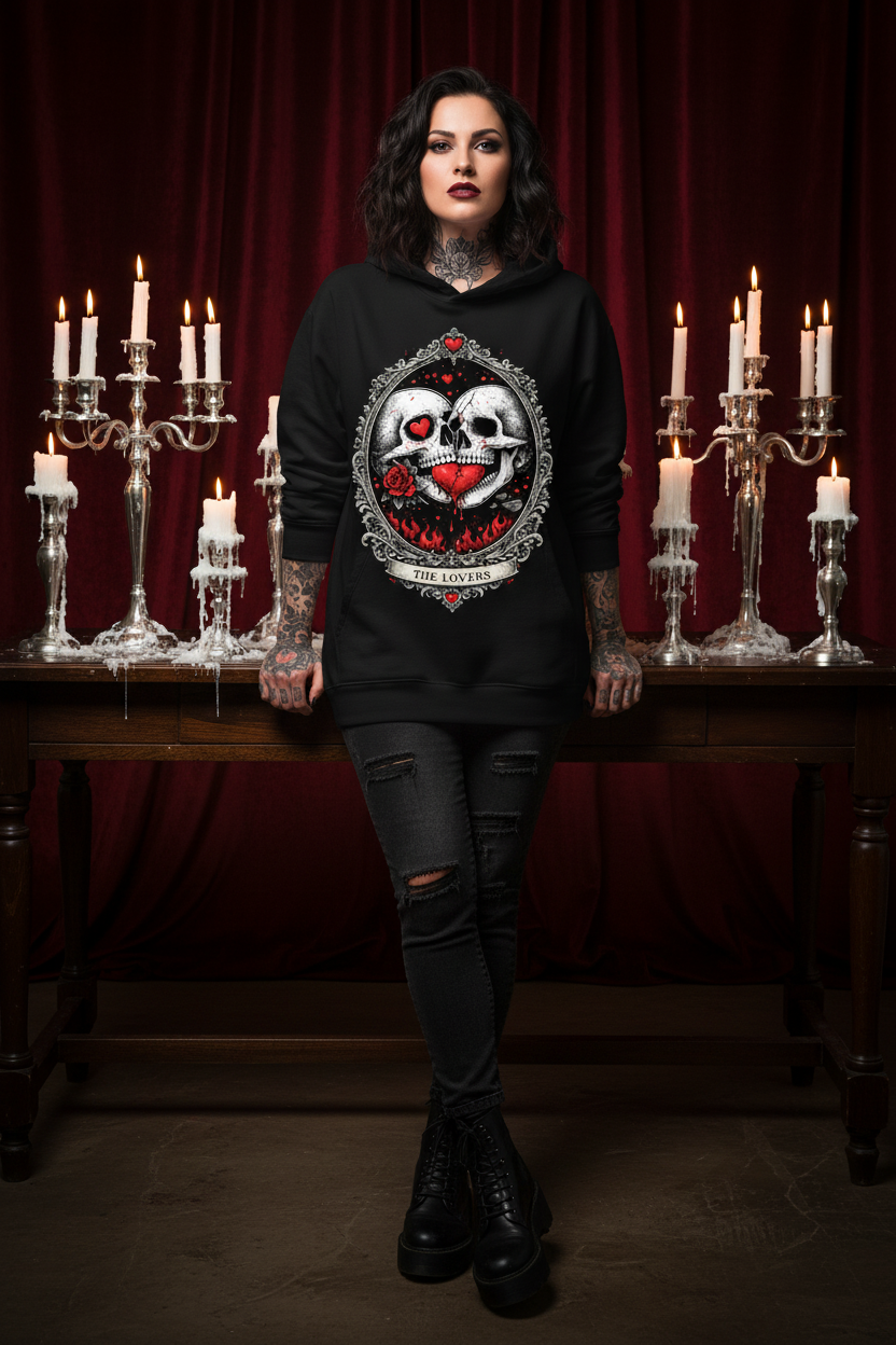 The Lovers Tarot Tee II – Hoodie