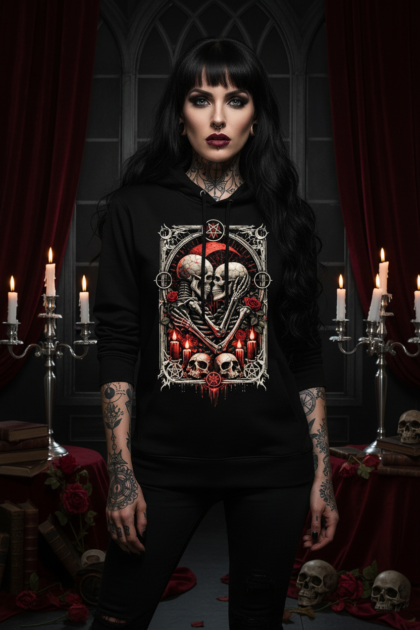 The Lovers Tarot Tee III – Hoodie