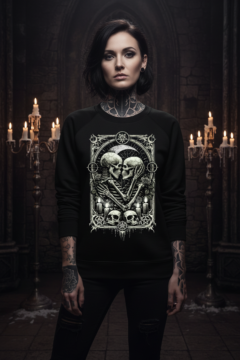 The Lovers Tarot Tee IV – Crew Sweater