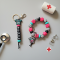 Nurse Wristlet & Keychain Mockup