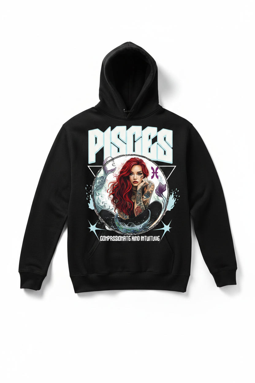Pisces Hoodie Mockup