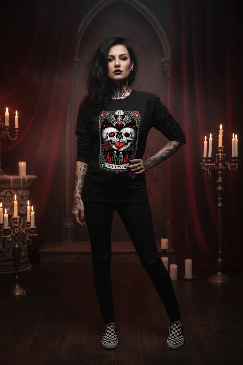 The Lovers Crew Sweater - Dark Elegant